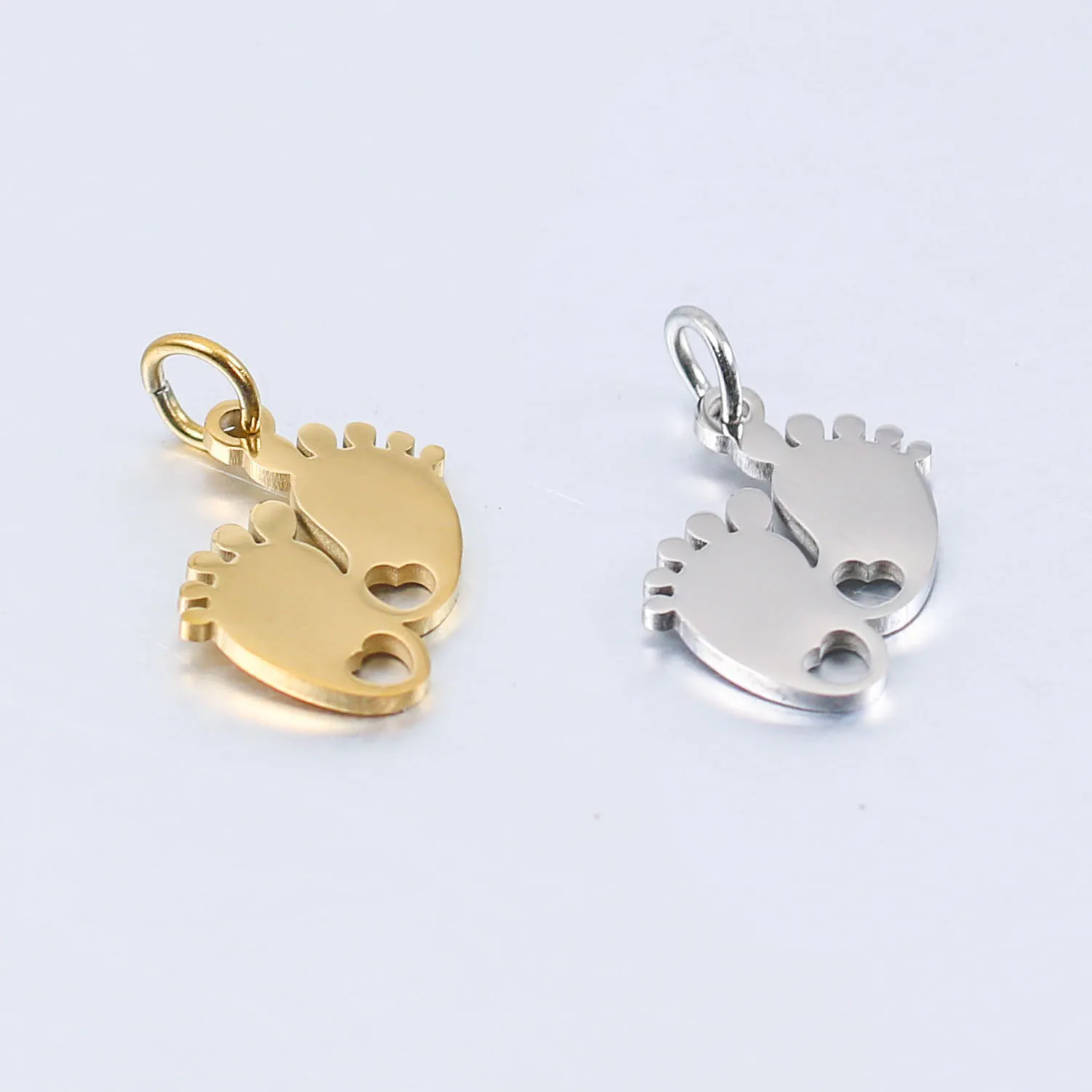 

Fat Foot Stainless Steel Pendant DIY Jewelry Trinket Accessories Necklace
