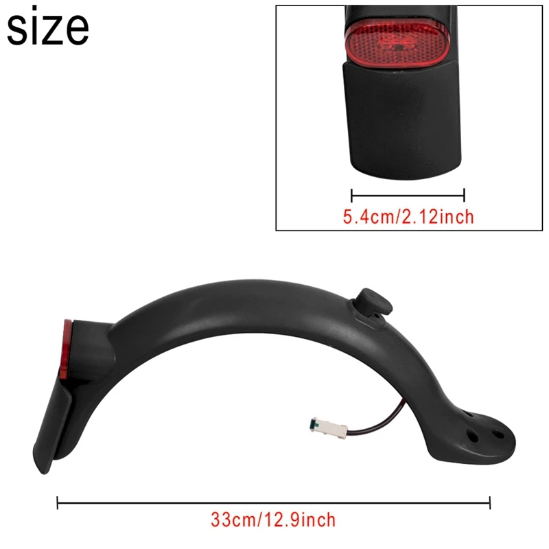 Задний брызговик тормозной фонарь крыло с усиленным держателем для Xiaomi M365 1S Pro2