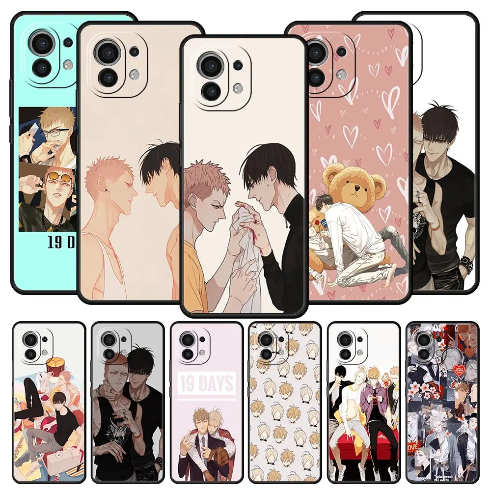 

19 Days Phone Case For Xiaomi 12 Poco X3 NFC M3 F3 M4 Mi 11 Ultra Note 10 Lite 11T 11X 10T Pro 5G 9T 11i Soft Black Cover