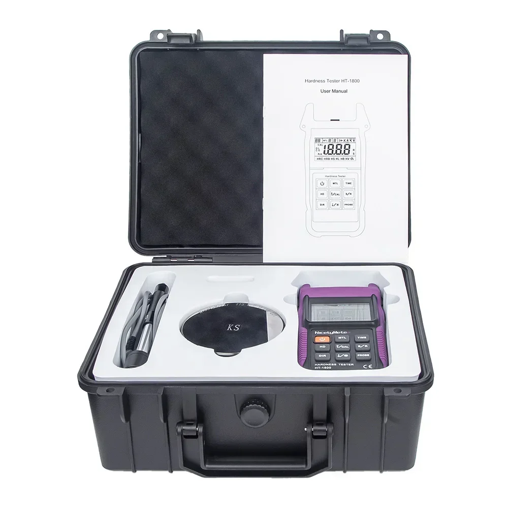 Фото NicetyMeter HT1800 Измеритель твердости либу от 200 до 960 HLD Дюрометр для металлов HLD HRC HRB HB HV HS unsb со стандартным типом D №4