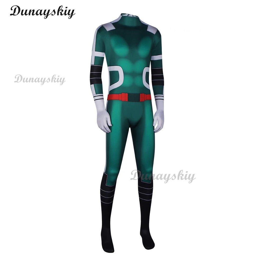 Костюм для косплея Midoriya Izuku Deku в стиле аниме ботинки обувь парик унисекс комплект