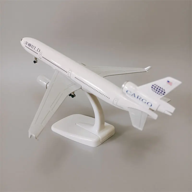 Фото Модель самолета Trans World Airlines MD11 из сплава, 21 см, литая под давлением статическая модель MD-11, декор для рабочего стола, коллекционный подарок для любителей авиации. №3