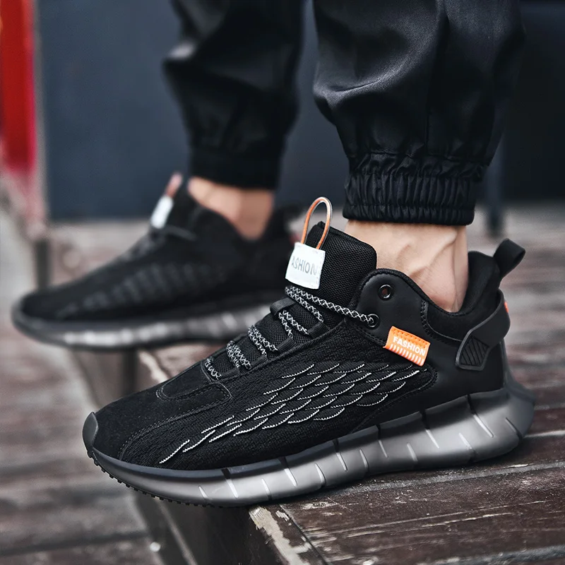 SENAGE Sports Running Shoes Men's Outdoor Sport Sneakers Soft Comfortable Athletic Training Walking Jogging Footwear Trainers