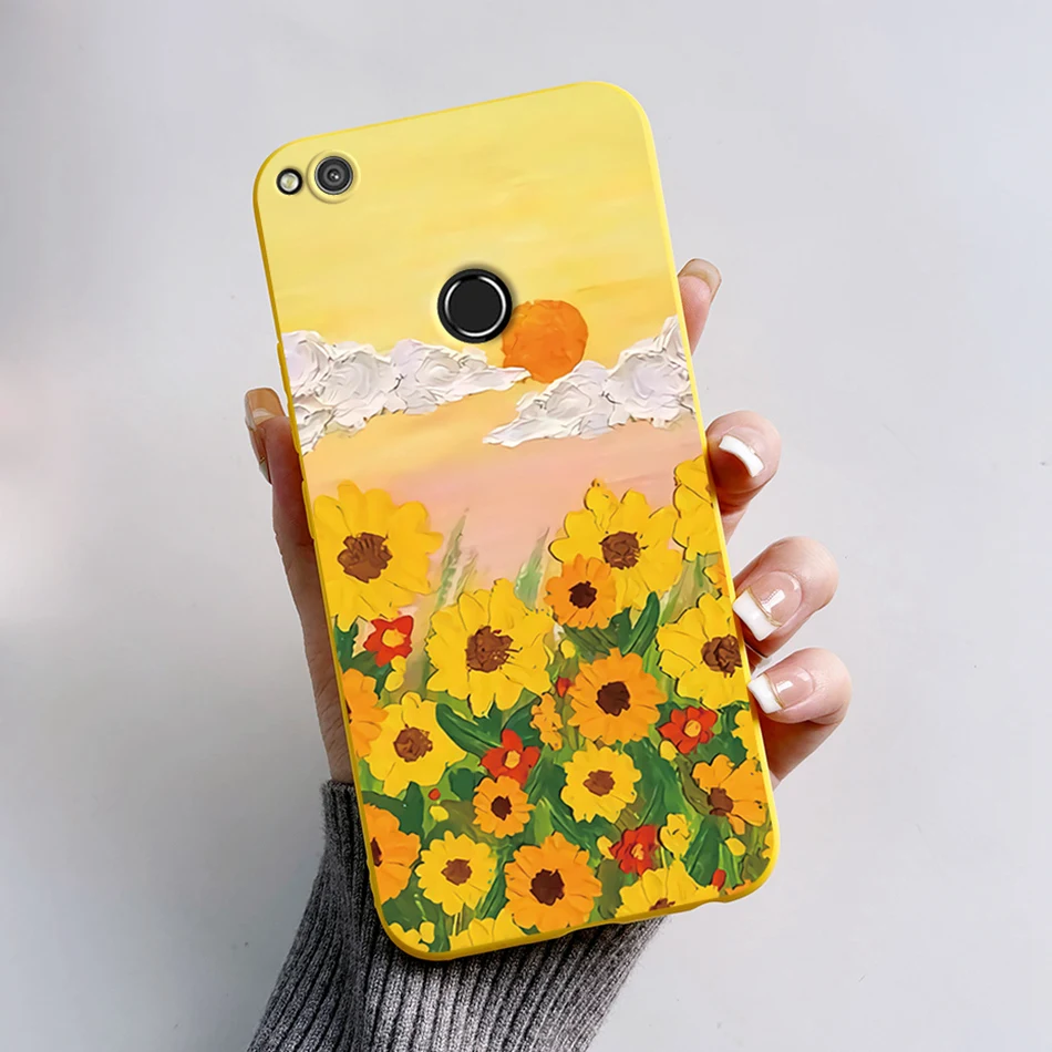 Силиконовый чехол для Huawei P9 Lite 2017 милая Противоударная Обложка телефона p8 lite Nova