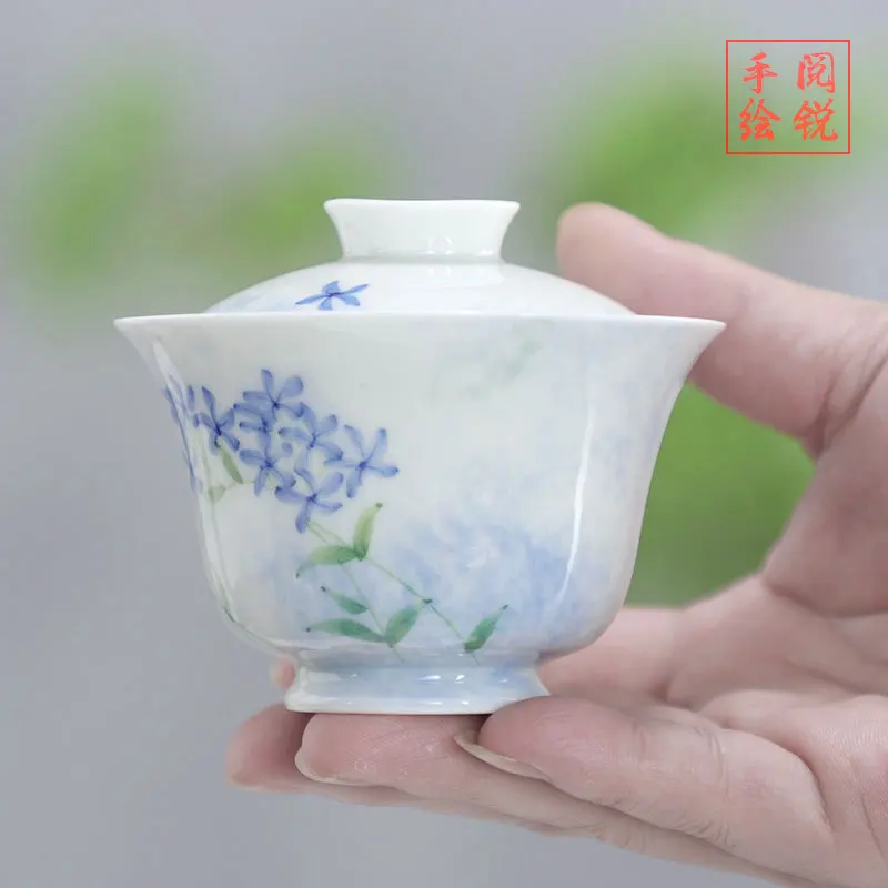 Чайная посуда Gaiwan Chawan набор из чаши для супа китайские кружки кунг-фу фарфоровая