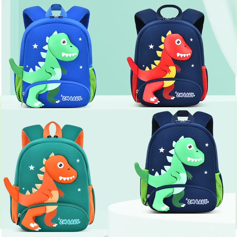 

2023 New Kindergarten Cartoon Dinosaur Schoolbag Lightweight and Cute Mini Backpack