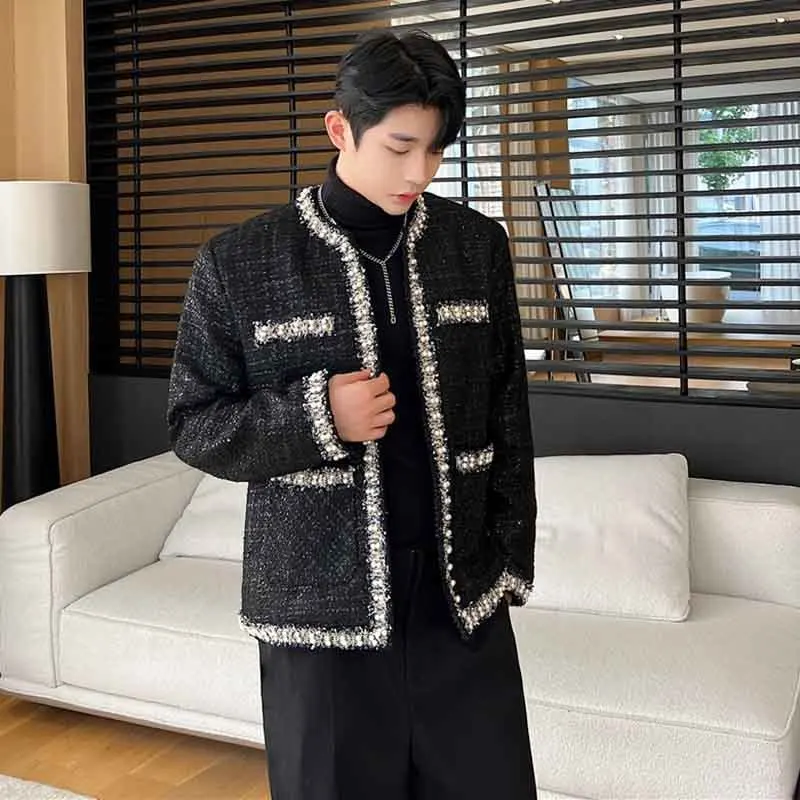 Роскошные куртки SYUHGFA в Корейском стиле Мужская Осенняя трендовая верхняя одежда