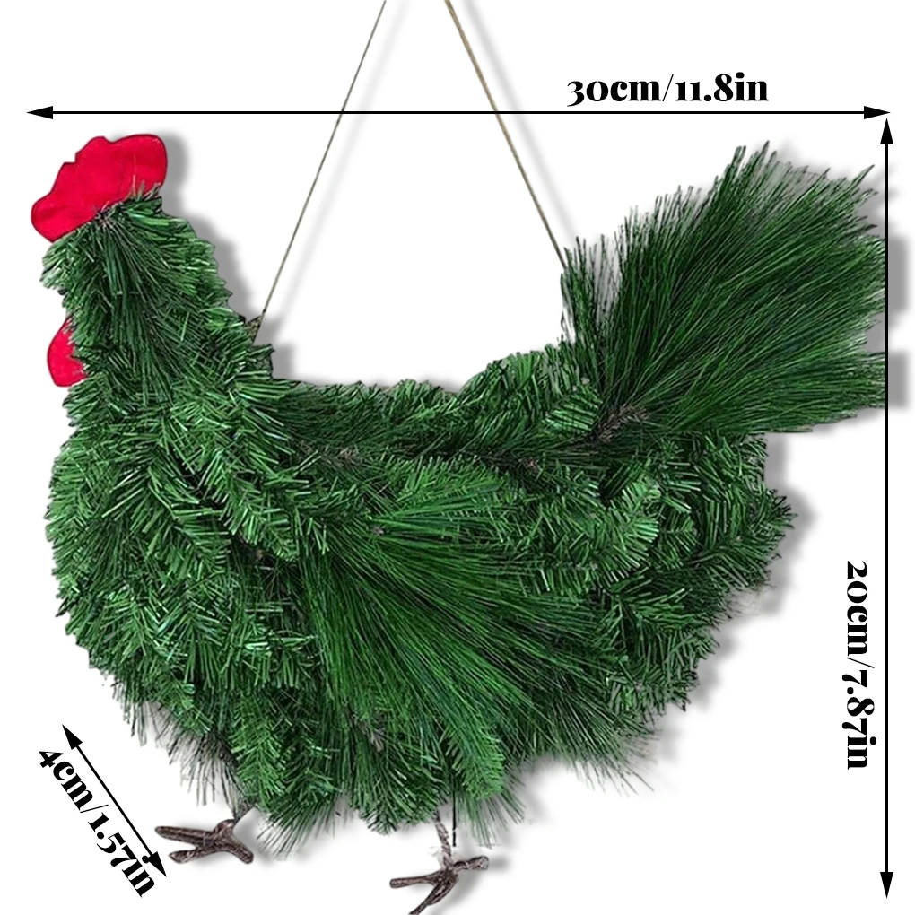 

Рождественская садовая статуя венок искусственная Рождественская искусство Подвеска гирлянда двор окно внутреннее Хэллоуин украшение