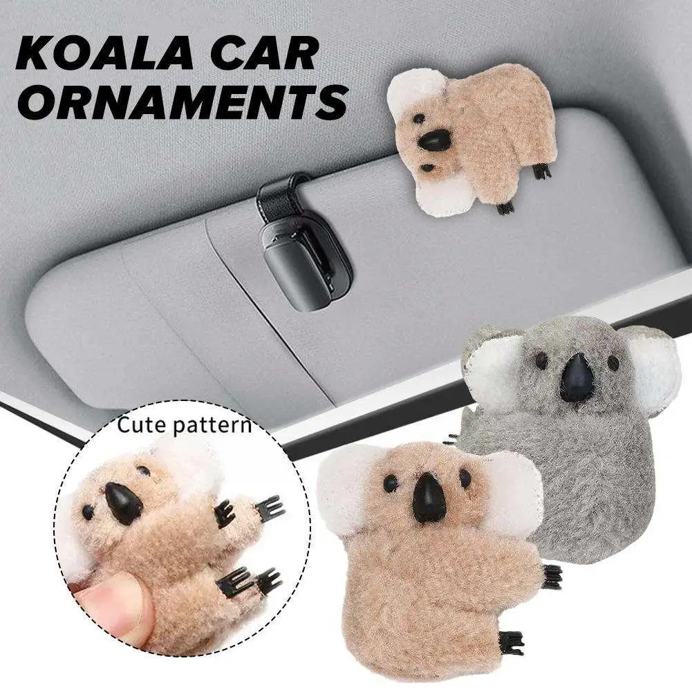 

Koala Car Ornaments Cute Car Decoration Creative Fashion Koala Plush Decor Truck Center Accesorrie Motorcycle Console Car F K0B3