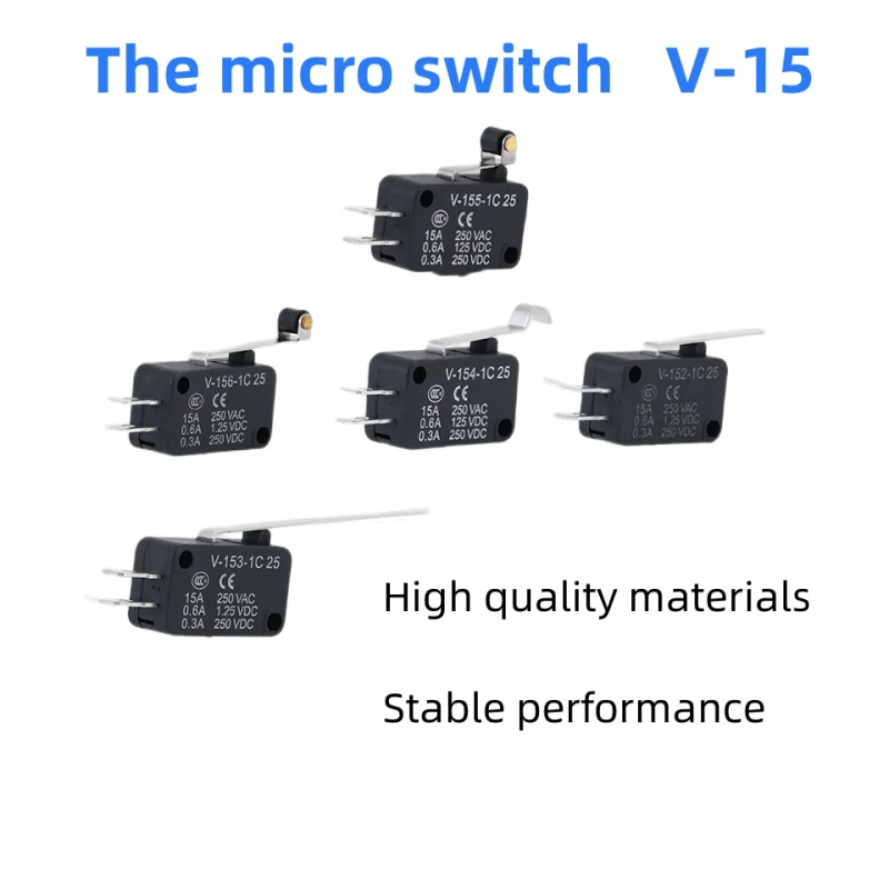 

V-15 V-152 V-153 154 V-155 V-156-1 Microswitch Miniature Key Limit Switch
