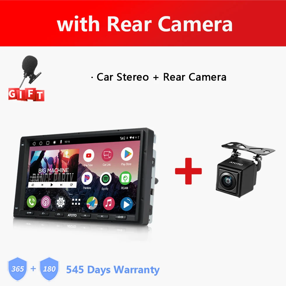 

Автомобильная магнитола ATOTO 7" 2 Din, мультимедийный проигрыватель, Android Auto, экран Apple CarPlay, беспроводной приемник, GPS-навигация, 2 Din, автомобильная стереосистема A6