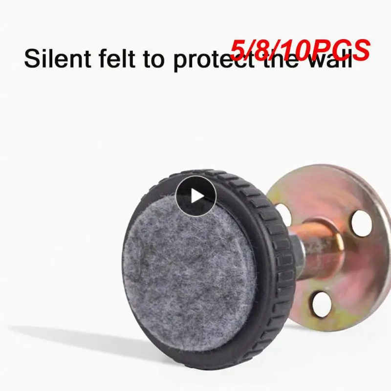 

5/8/10PCS Stainless Steel Anti-shake Thread Bed Frame For Beds Cabinets Sofas Headboard Stoppers Self-adhesive Anti-squeaking