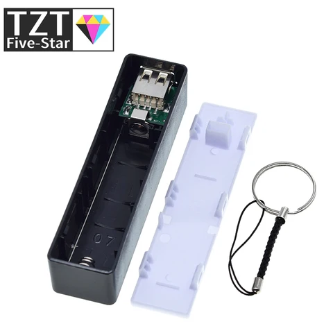TZT набор корпуса для power bank 18650 черного цвета