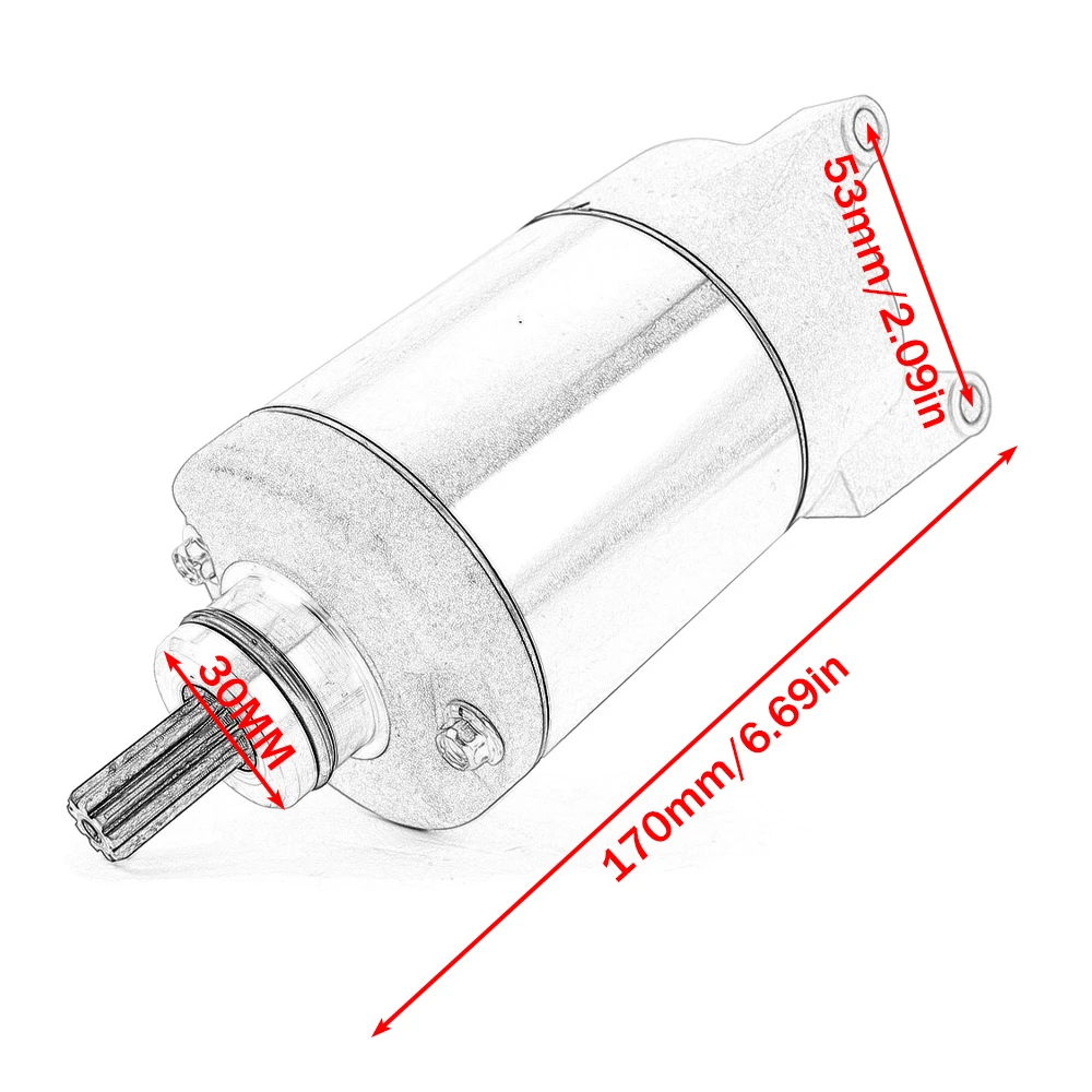 Стартер для Stels BaltMotors NissaMaran Menards Yardsport Supermach Coleman Outfitter ATV UTV 400H 450H YS400 UTV 400 (art.: 3920d331edfd9) - 3920d331edfd9