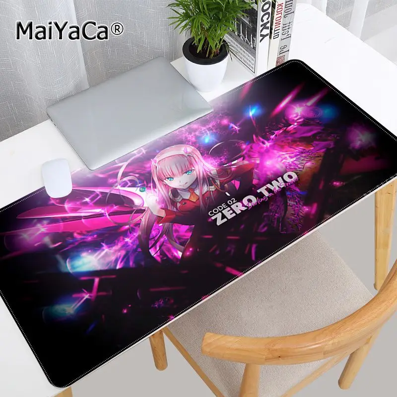 

Zero Two Darling Computer Mouse Mat Anti-slip Anime Cartoon Gamer Soft PC Laptop Mice Pad Mouse Mat MousePad Desktop Mouse Pad