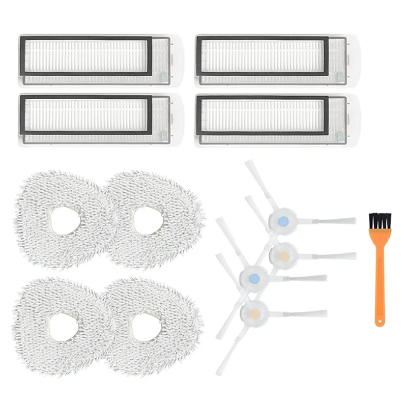 

Side Brush Filter And Mop Cloth Replacement Accessories For NARWAL T10 NARWAL T10