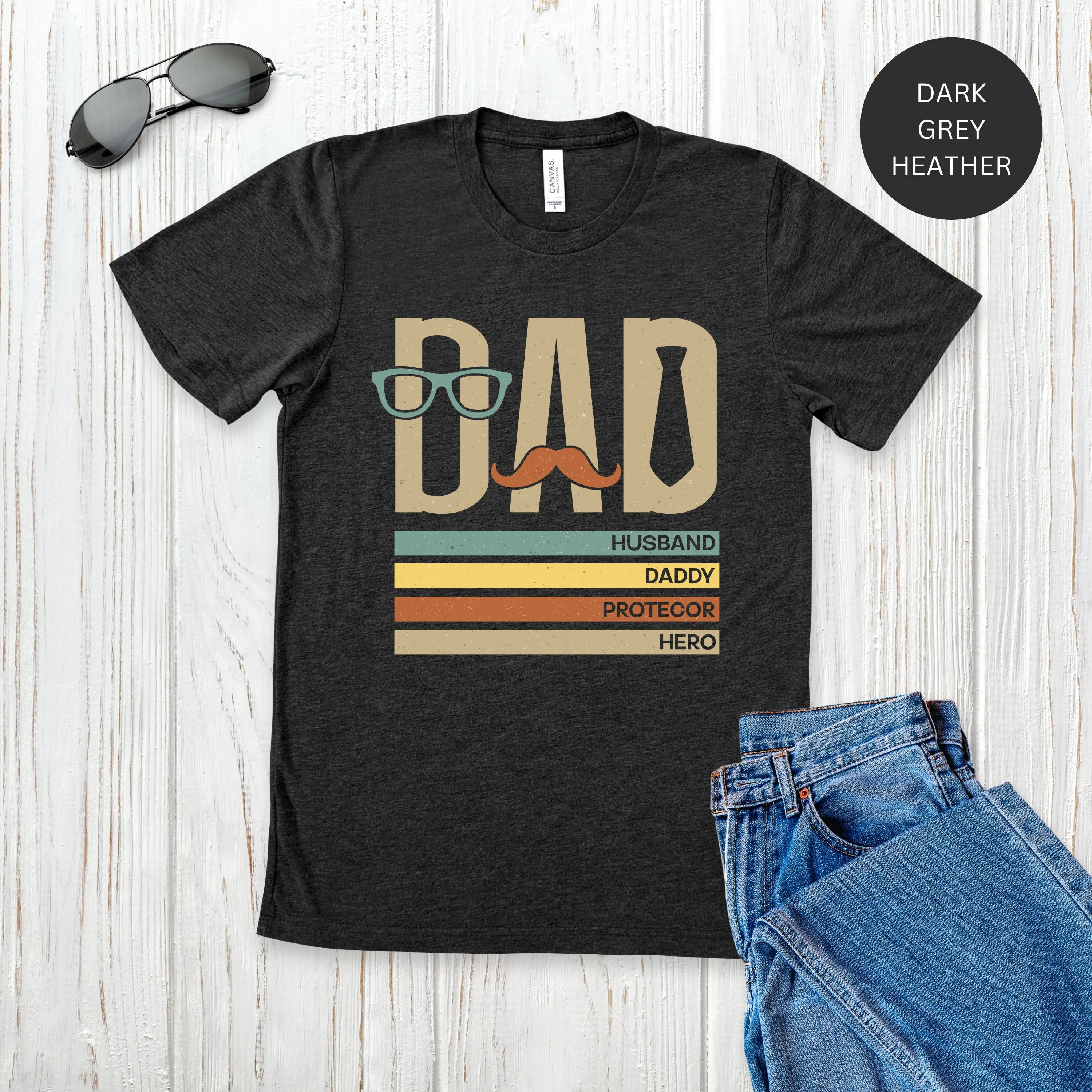 Ретро футболка для папы на день отца новая лучшая всех семей подходящая и