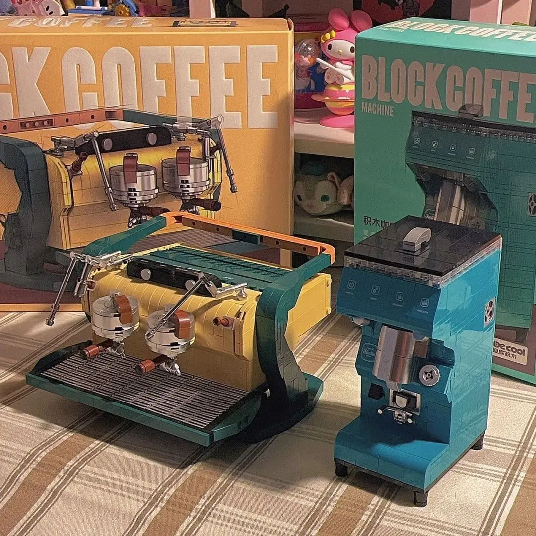Конструктор классический креативный для кофе-машины мокко мини-кирпичи поезд