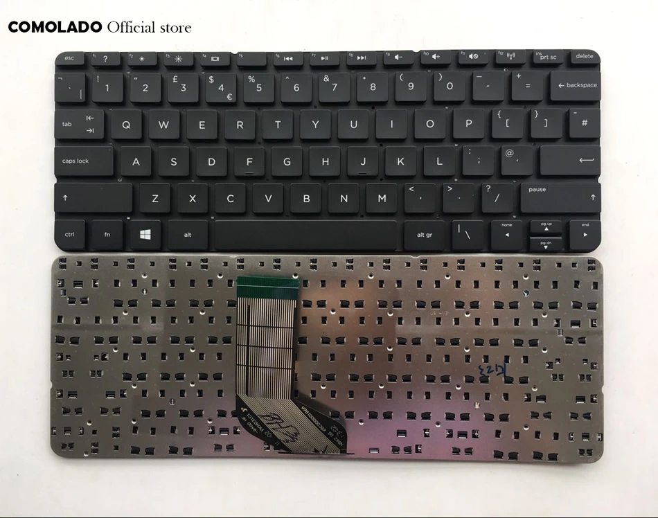 UK Laptop Keyboard for HP ENVY X2 11-G 11-G000 11-G100 Black Without Frame UK Layout