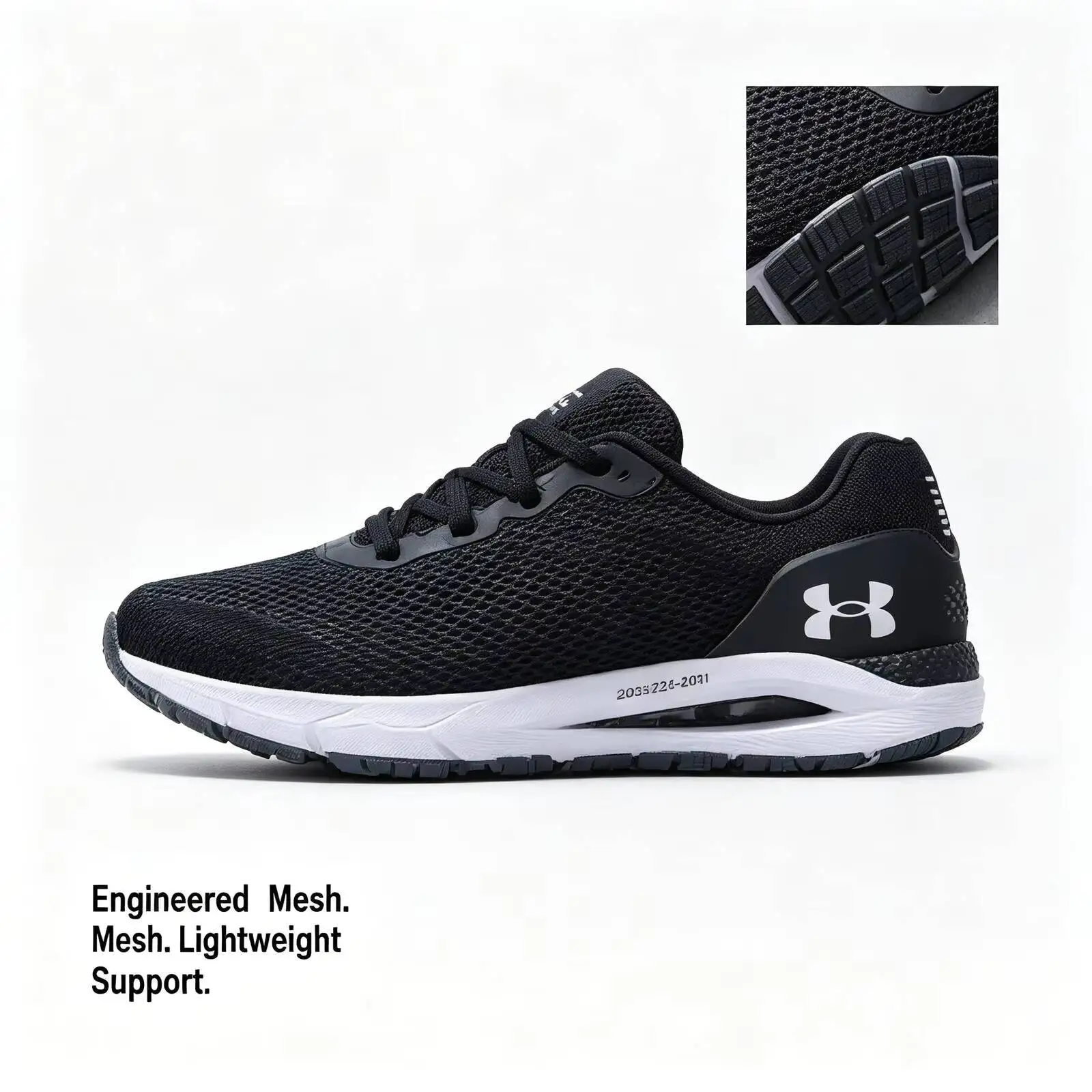Фото Женские кроссовки Under Armour UA HOVR Sonic 4 CN для фитнеса и тренировок с амортизацией, модель 3025225-001 (2026 год) №1