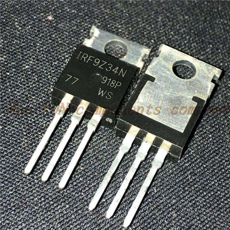 10 шт./лот IRF9Z34N IRF9Z34 TO-220 TO220 IRF9Z34NPBF MOS полевой транзистор, новая оригинальная модель