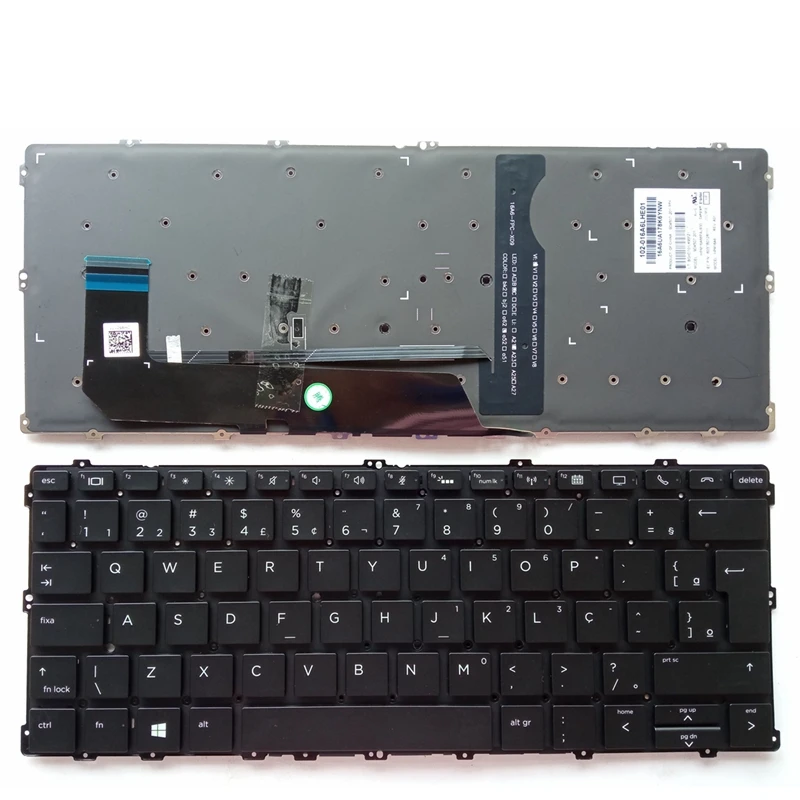 

BR/UK New Laptop Keyboard for HP EliteBook X360 1030 G2 G3 G4 HSN-104C Q10C Q20 Backlit