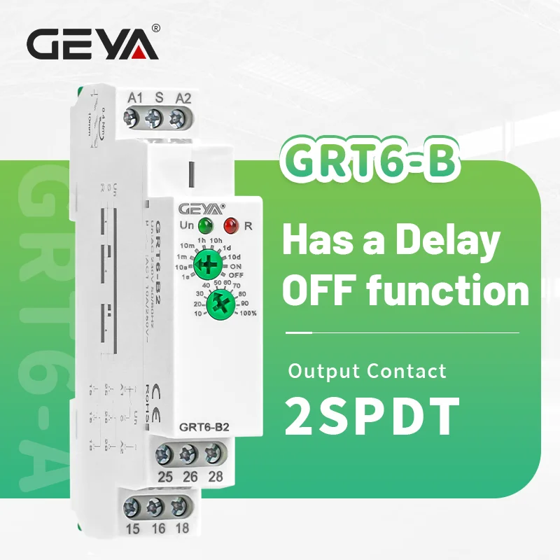 

GEYA GRT6-A&B Однофункциональное реле времени задержки