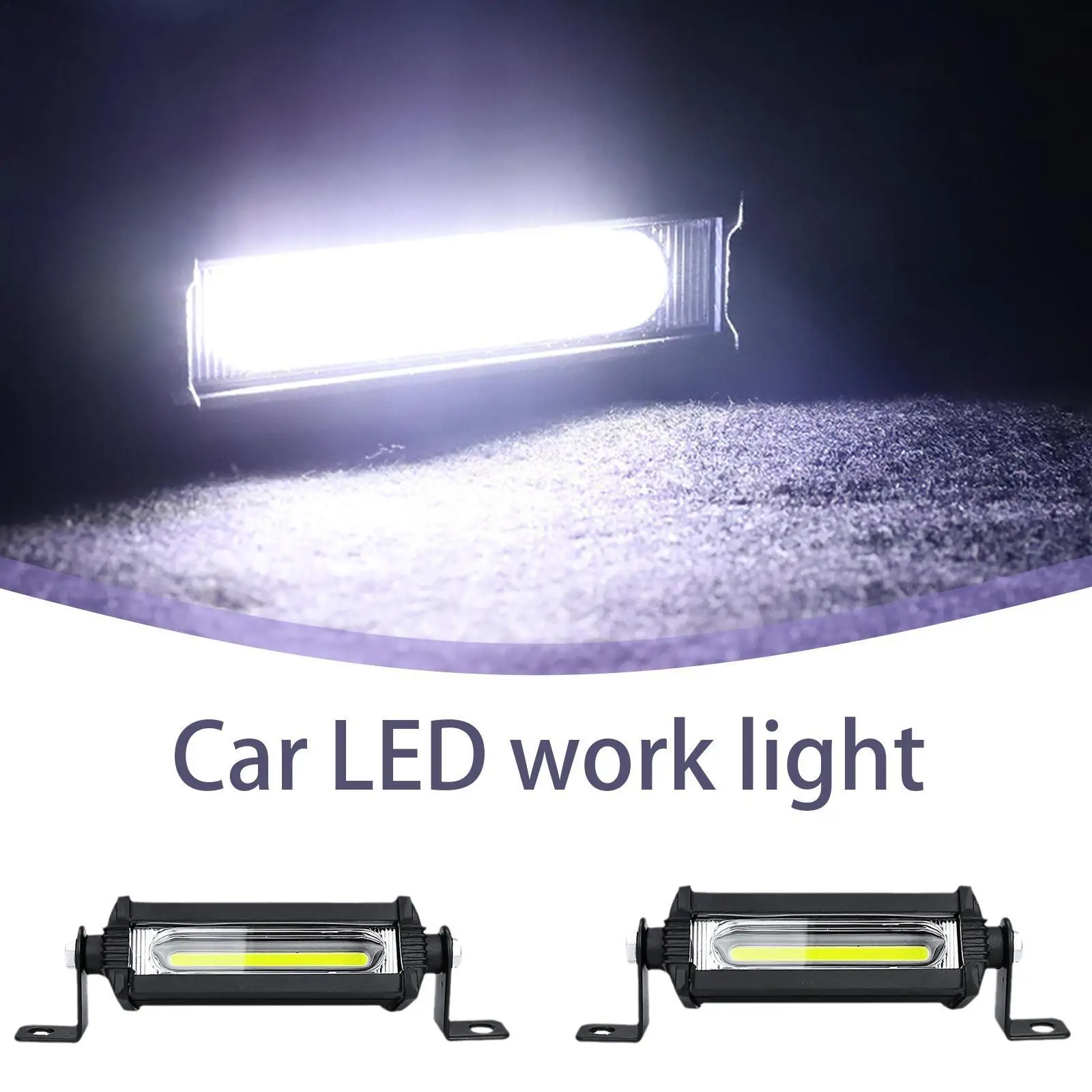 

Car LED Work Light Bar Off Road Spot Lamp 12V 24V For Work Light Modified Daytime Running Light Motorcycle Auxiliary Light Q6L5