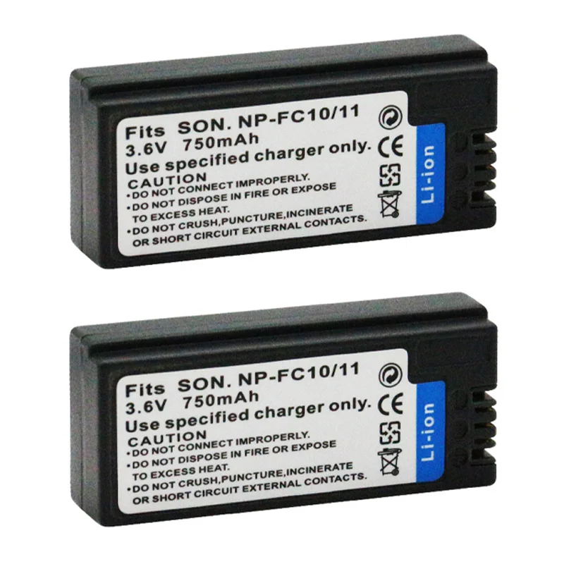 

Аккумулятор для Sony P10 P12 P2 P3 P5 P7 P8 P9 V1, NP FC11 FC10 F77A FX77, 2 шт.