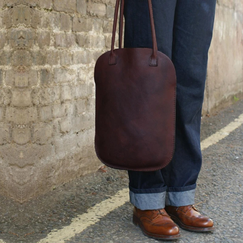 

Дизайнерская вместительная сумка-мешок, новинка 2023, женская сумка-тоут, винтажная Портативная сумка через плечо