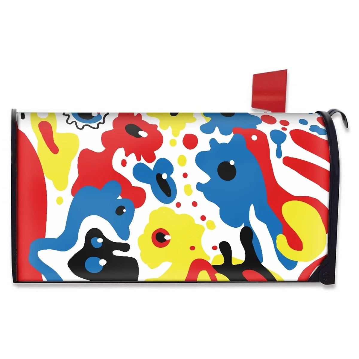 

Чехол для почтового ящика с абстрактным рисунком, водонепроницаемый эластичный чехол из полиэстера, простой и простой в установке, на заказ