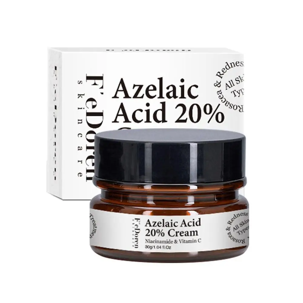 

Remove Melasma Azelaic Acid 20% Whitening Fades Acne Cream Freckle Dark Pigment Spots Melanin Alpha Arbutin Face Cream Skin Care