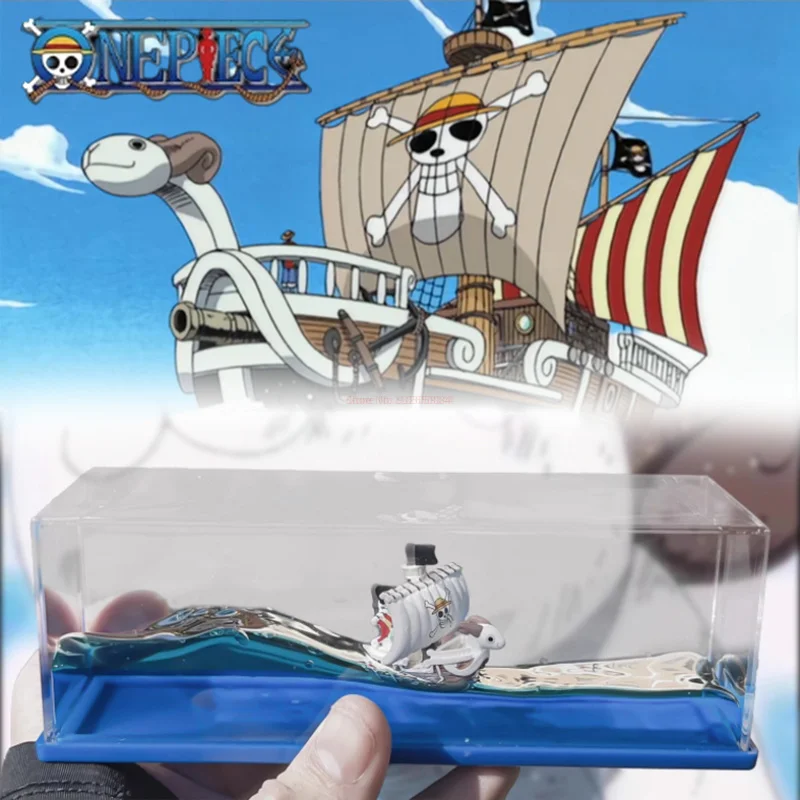 Плавающая бутылка Merry One Piece Thousand Sunny Barco Fluid Drift Bottle 3d Корабль в бутылке Go Boat