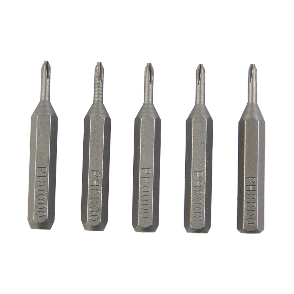 

Bits Screwdriver Hex PH0 PH00 Parts Replacement Cross H4x28mm Handworking PH000 PH0000 PH1 Shank Accessories Bits