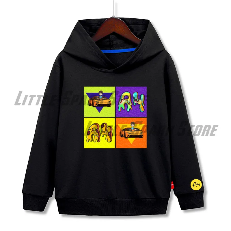 

Влад a4 Бумага Детская толстовка с капюшоном Пуловеры с длинным рукавом Хлопок Осень Детская одежда для мальчиков Повседневная а4 мерч С капюшоном