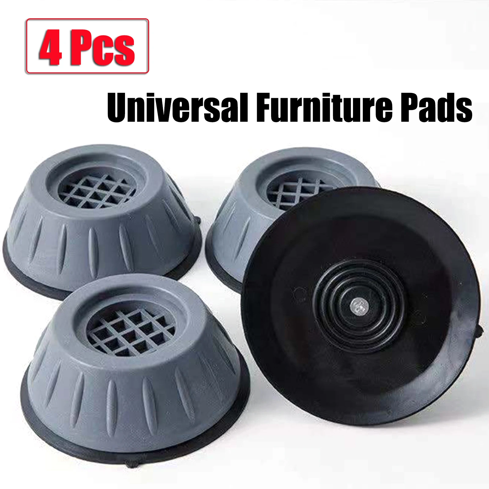 

4 шт./лот антивибрационные подставки для ножек, резиновые ножки Slipstop, бесшумный коврик для поднятия скольжения, поддержка стиральной машины,...