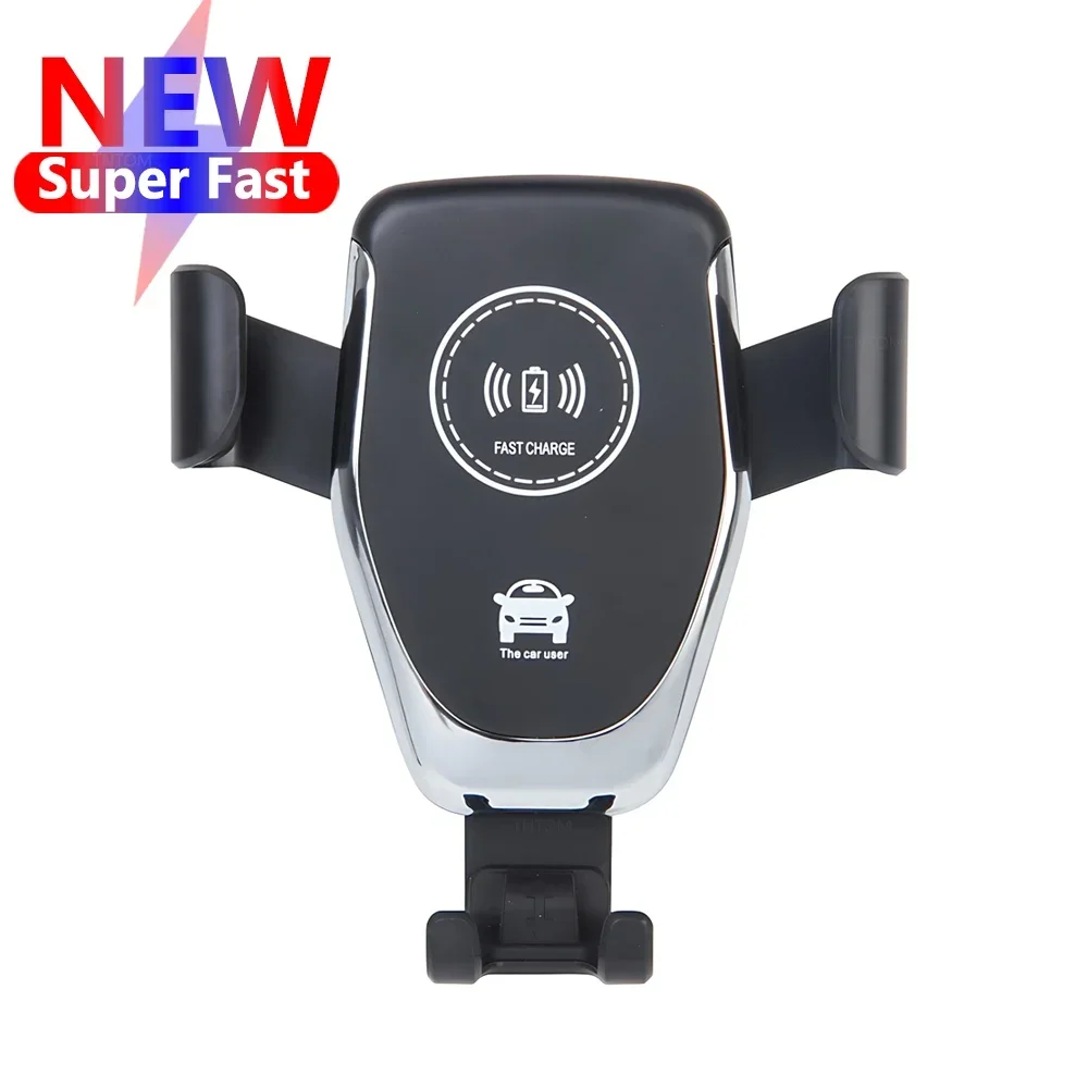 Быстрое автомобильное беспроводное зарядное устройство для iPhone 13 14 12 11 Pro Samsung Galaxy