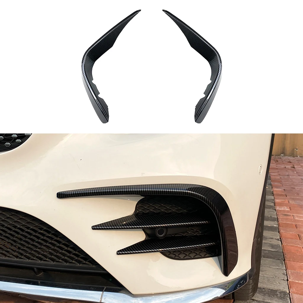 

ABS Car Front Bumper Splitter Spoiler Fog Light Canard For Mercedes-Benz GLC-Class X253 W253 GLC260 300 GLC43 AMG 2016-2019