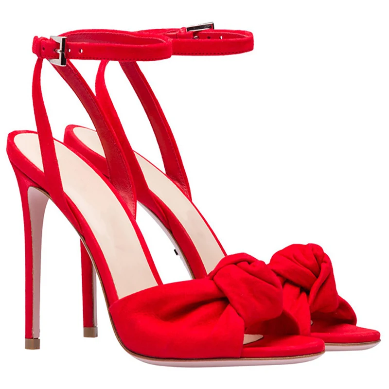 Women Luxruy Sandals Stiletto Thin High Heels Buckle Ankle Strap Elegant Sandal Sexy Wedding Evening Party Dress Shoe 6-CHC-12