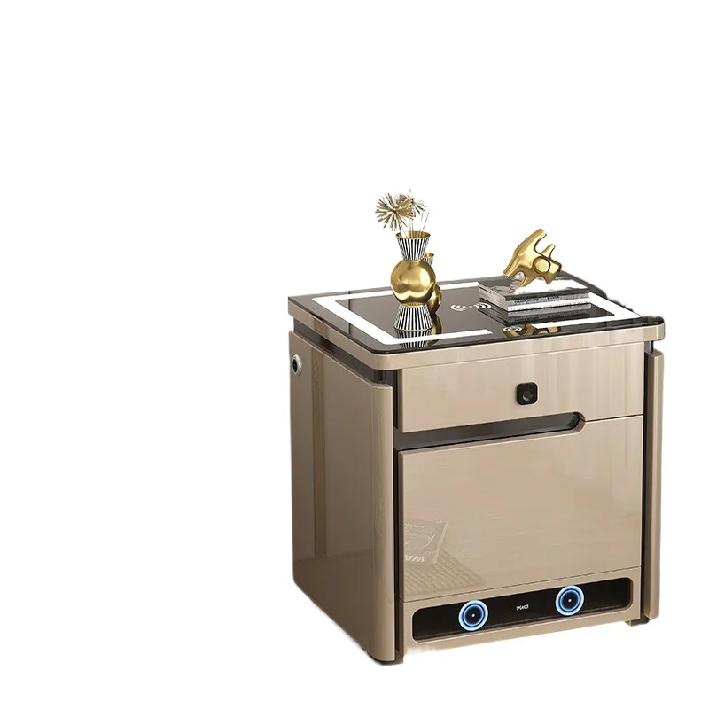 Умный домашний прикроватный столик с защитой от отпечатков пальцев и кодовым