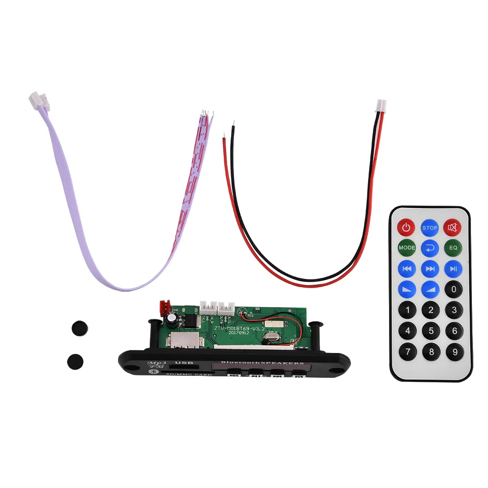 

MP3 Decoder Board Audio Wireless Bluetooth Module USB SD FM Hands-Free Call