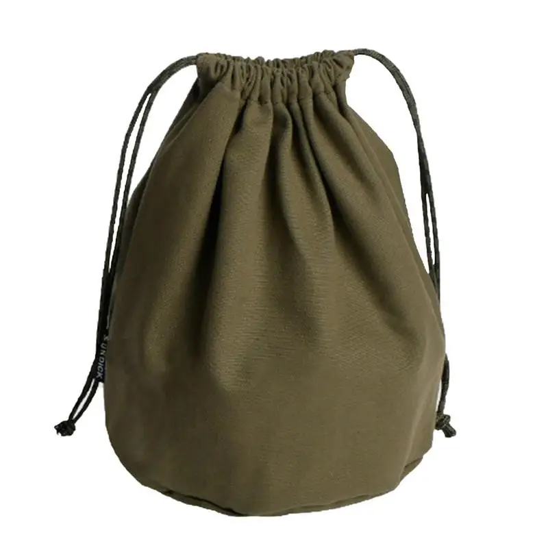 

Waterproof Drawstring Bag Canvas Folding Sport Home Travel Camping Storage Use Jewelry Pouch Party Wedding Home Storage