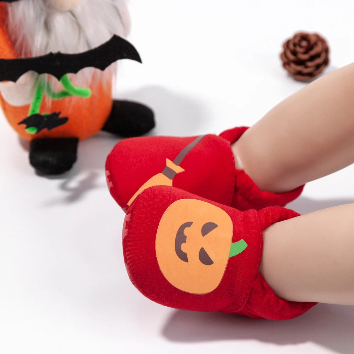 Детская обувь алфавит в виде тыквы на Хэллоуин туфли с подсветкой ночное время