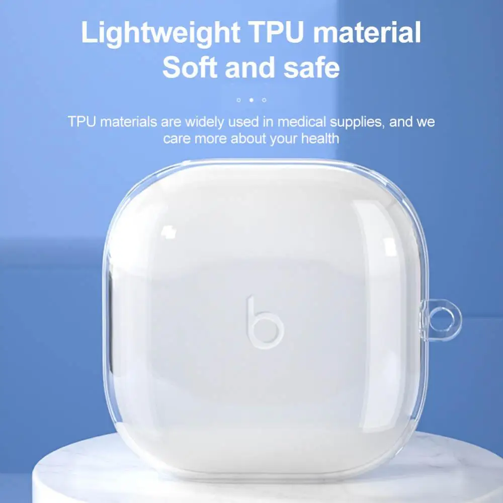 

Tpu Transparent Soft Shell Wireless Headset Case Protective Sleeve For Beats Fit Cover Charging Box Earphone Accessories