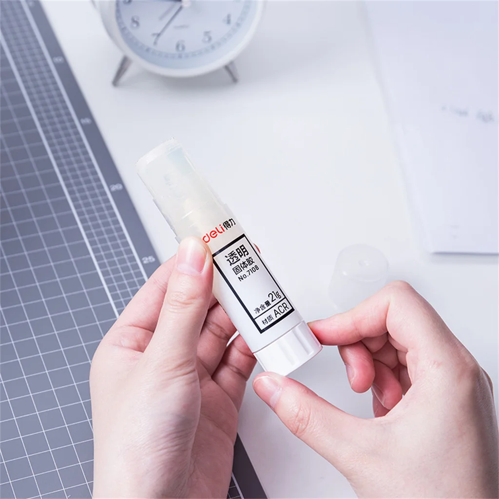 

DELI 1pcs High Viscosity Solid Glue 21g Solid Glue Children's Handicraft Class Office Glue Solid Glue Stick Stationery Supplies