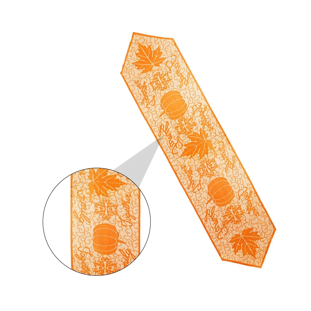 Дорожка для стола с кленовым листом узор на День Благодарения чехлы скатерти