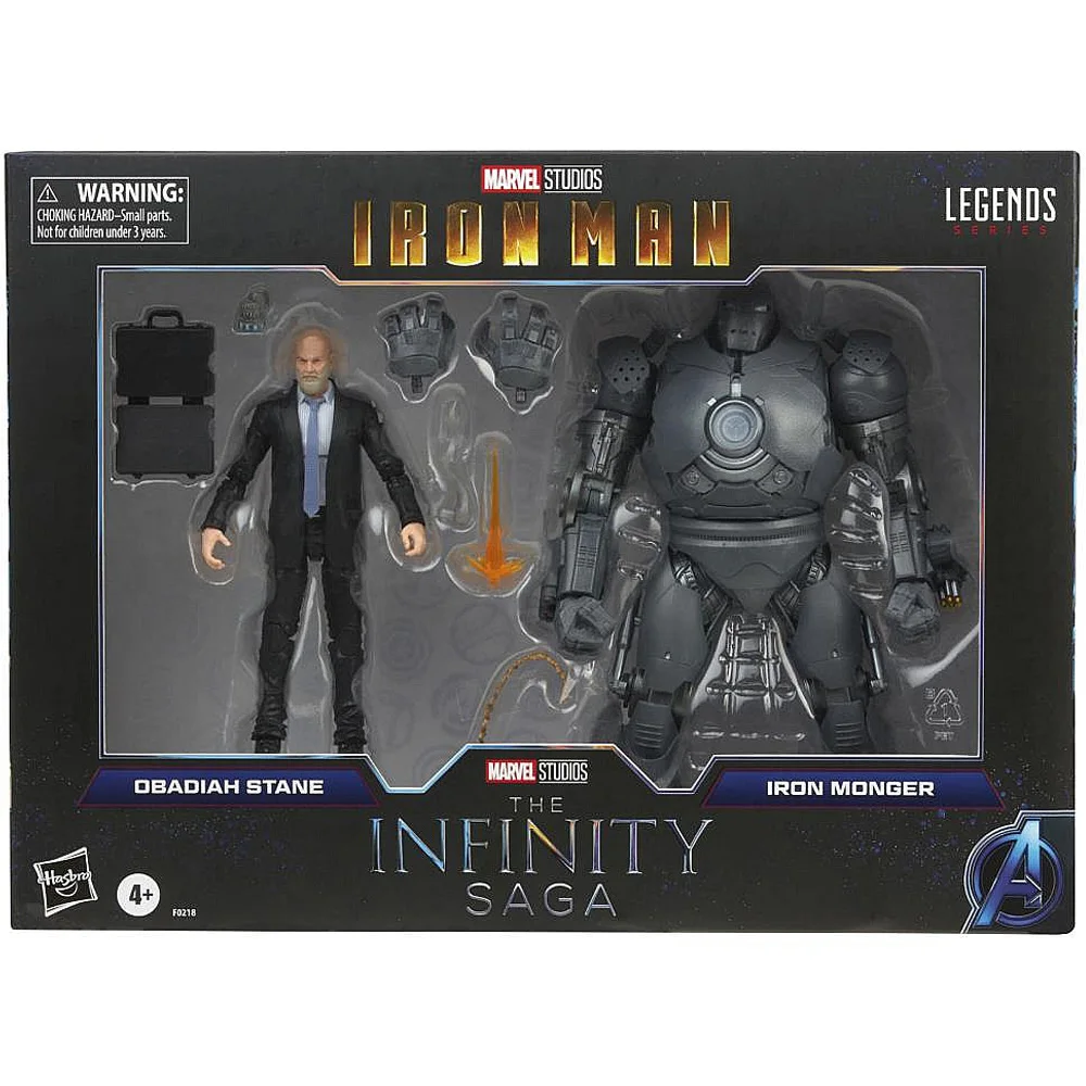 

Hasbro Marvel Legends Series Obadiah Stane and Iron Monger 6" Action Figure Collectible Model Toy Gift