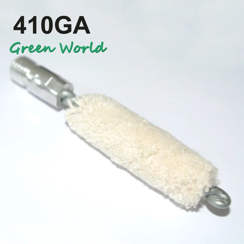 Green World 5pcs/lot .50cal-12Gauge Mop Brush Cotton Swab Gun Clean | Outdoor Tools