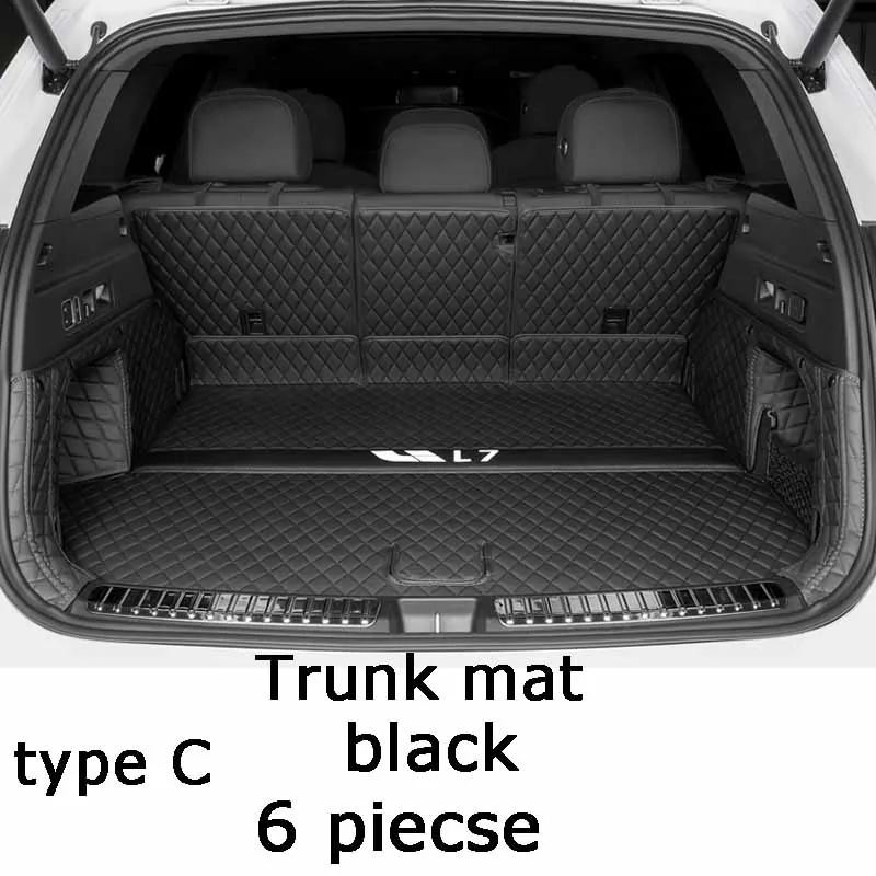 Автомобильные коврики LHD, коврики для багажника для Li LiXiang L7 2023 2024, автоматические автомобильные коврики с левым рулем, аксессуары для коврика