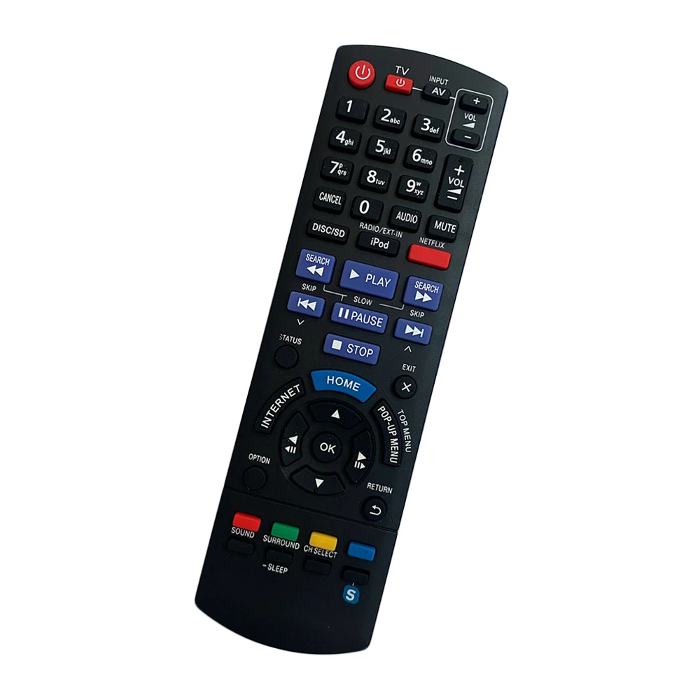 Замена пульта дистанционного управления для Panasonic N2QAYB000727 N2QAYB000728 N2QAYB000729 Blu-Ray DVD система домашнего кинотеатра